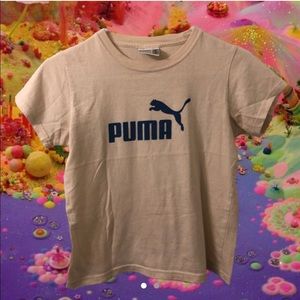 puma light yellow graphic t-shirt 🌠